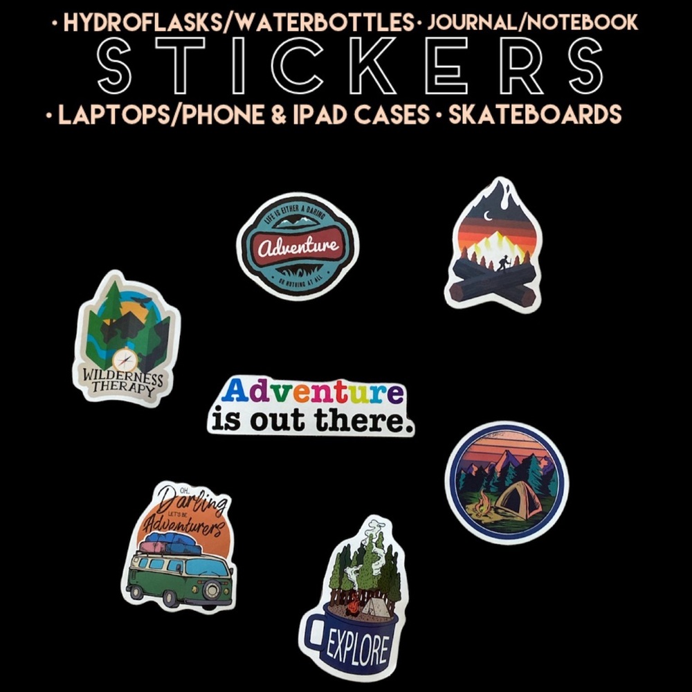 🔴 5/$45 SALE 🔴 STICKERS | Adventure Bundle